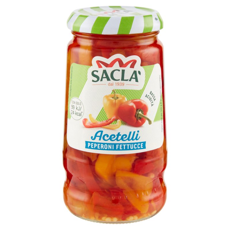 Saclà Acetelli Peperoni Fettucce 290 g