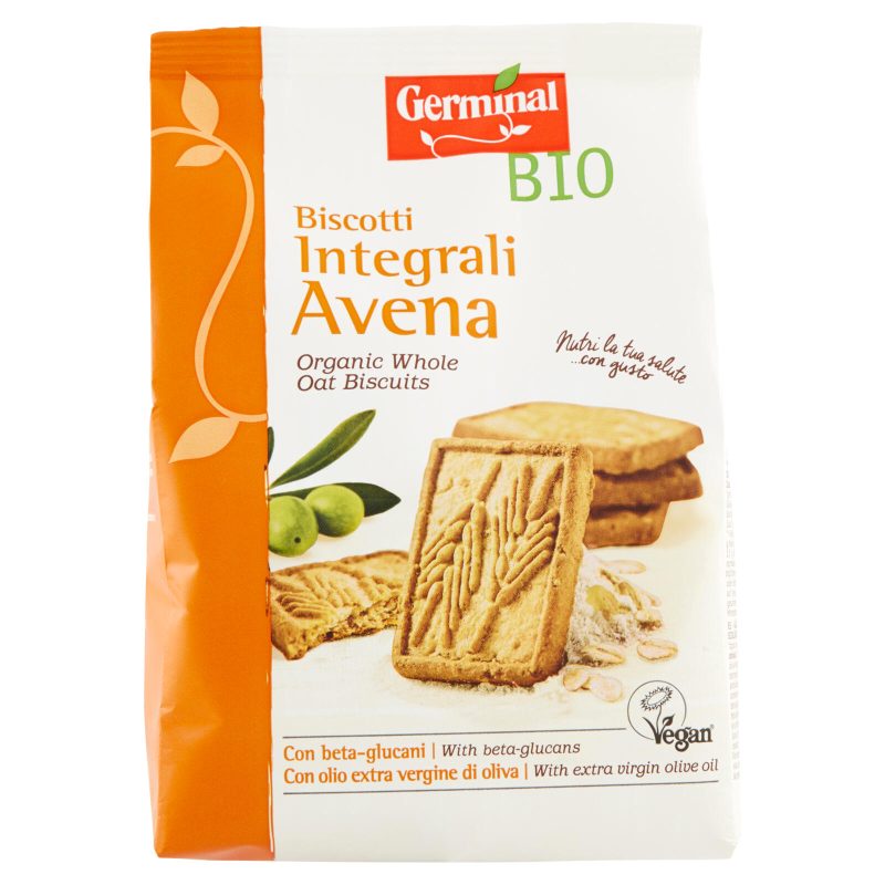 Germinal Bio Biscotti Integrali di Avena 300 g