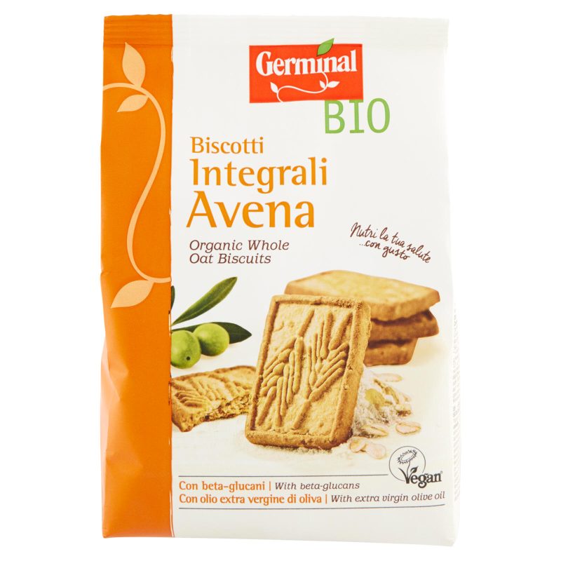 Germinal Bio Biscotti Integrali di Avena 300 g