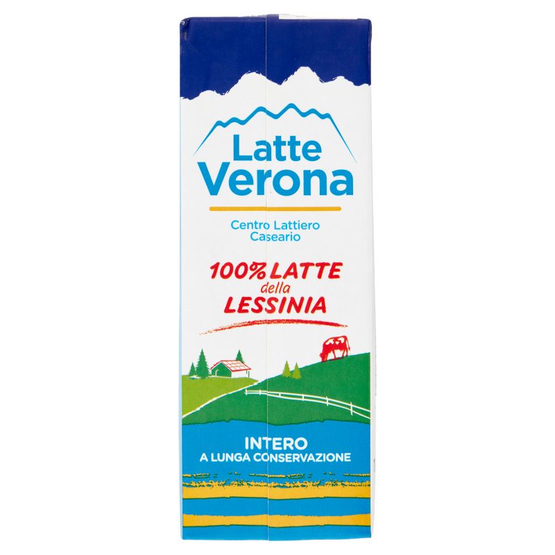 Latte Verona 100% Latte della Lessinia Intero a Lunga Conservazione 1 litro