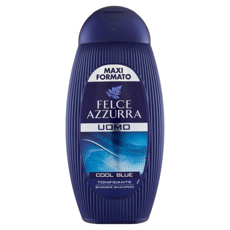 Felce Azzurra Uomo Cool Blue Tonificante Shower Shampoo 400 ml