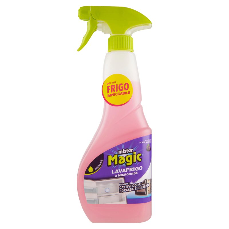 mister Magic Lavafrigo e Microonde arricchito con Aceto Naturale 500 ml