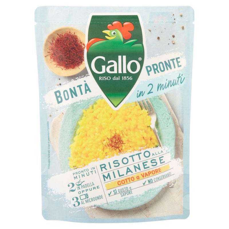 Gallo Bontà Pronte in 2 minuti Risotto alla Milanese 250 g