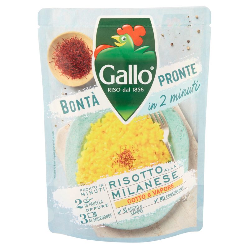 Gallo Bontà Pronte in 2 minuti Risotto alla Milanese 250 g