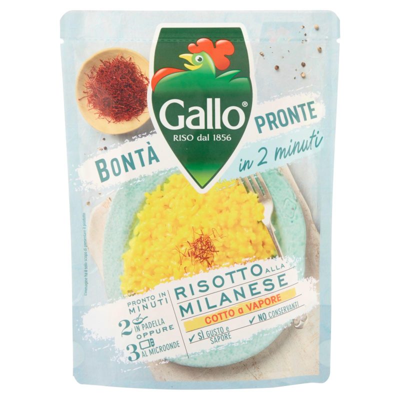 Gallo Bontà Pronte in 2 minuti Risotto alla Milanese 250 g