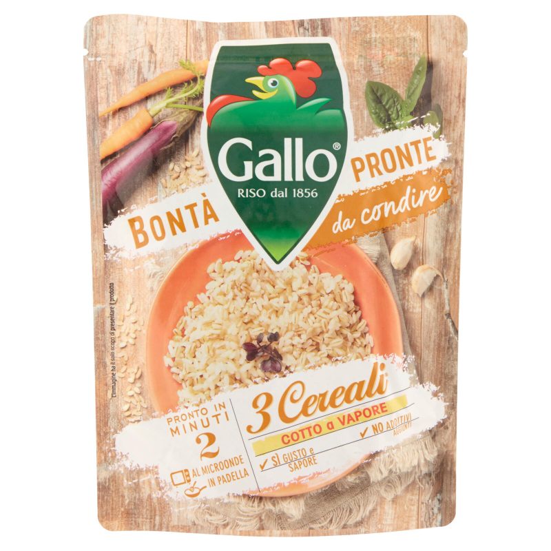 Gallo Bontà Pronte da condire 3 Cereali 250 g