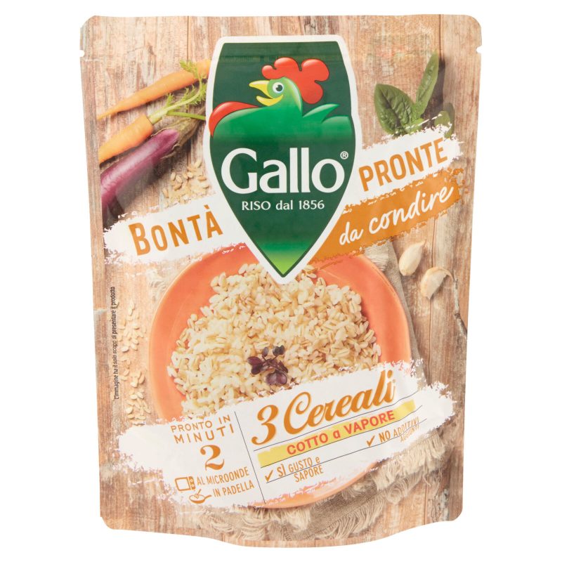 Gallo Bontà Pronte da condire 3 Cereali 250 g