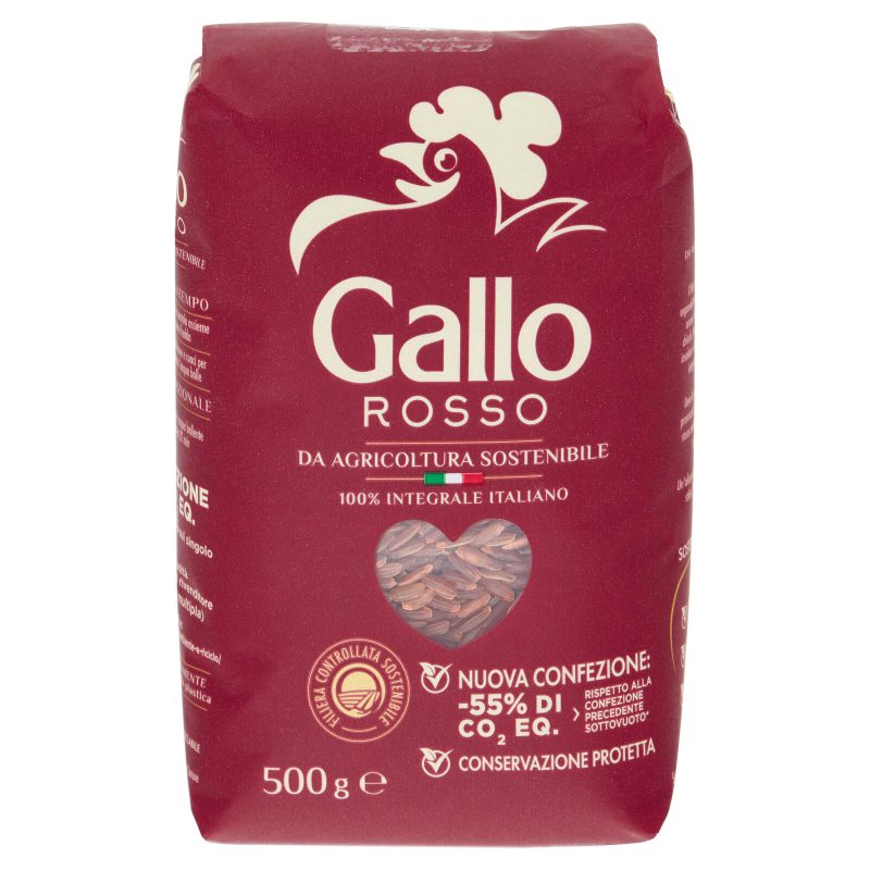 Gallo Rosso da Agricoltura Sostenibile 100% Integrale 500 g