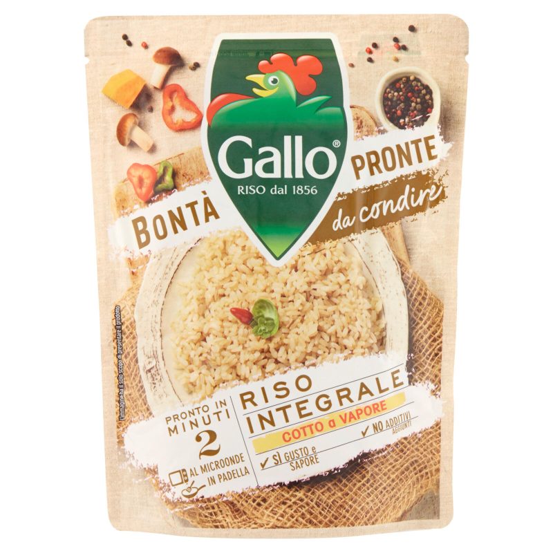 Gallo Bontà Pronte da condire Riso Integrale 250 g