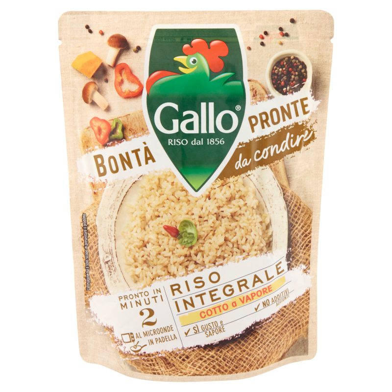 Gallo Bontà Pronte da condire Riso Integrale 250 g