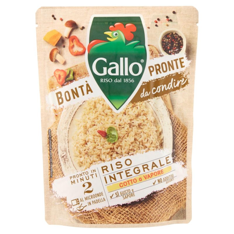 Gallo Bontà Pronte da condire Riso Integrale 250 g