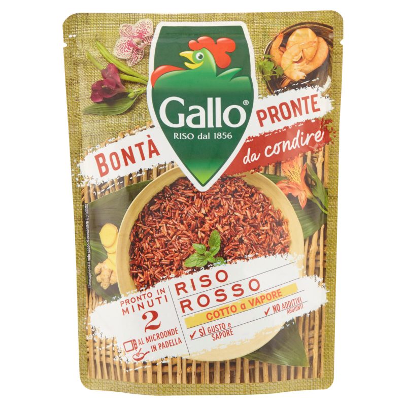 Pronte da condire Gallo Riso Rosso 
220 g