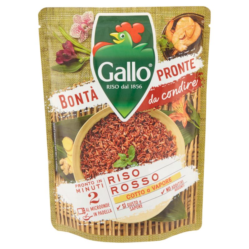 Pronte da condire Gallo Riso Rosso 
220 g