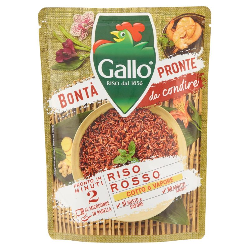 Pronte da condire Gallo Riso Rosso 
220 g