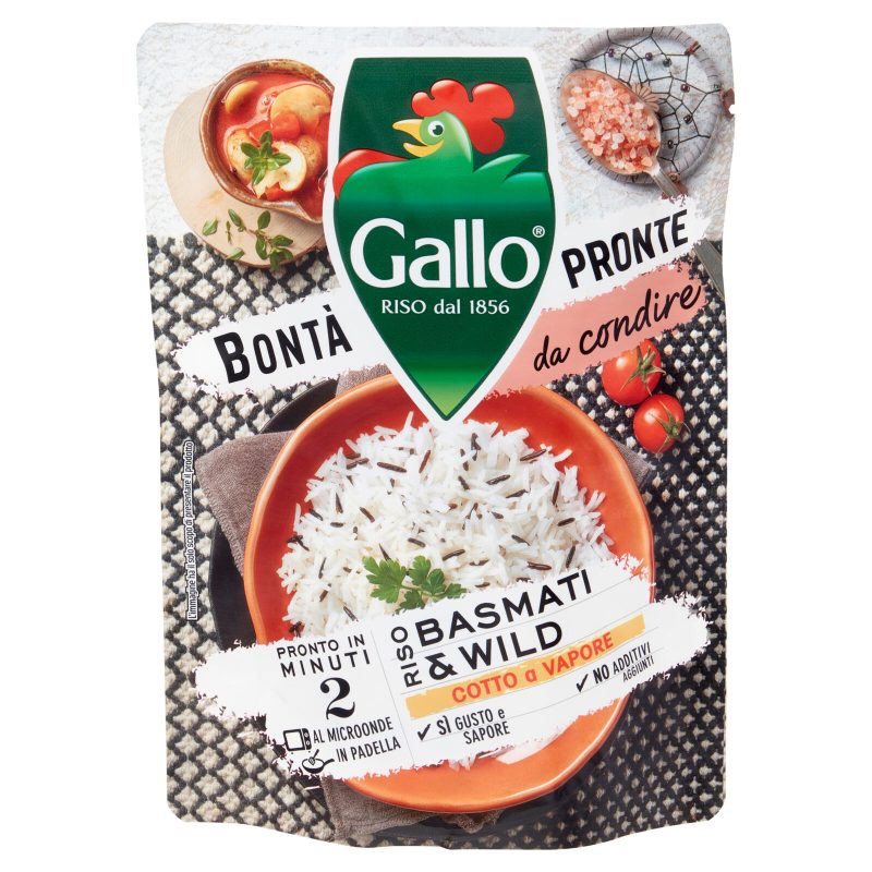 Gallo Bontà Pronte da condire Riso Basmati & Wild 250 g