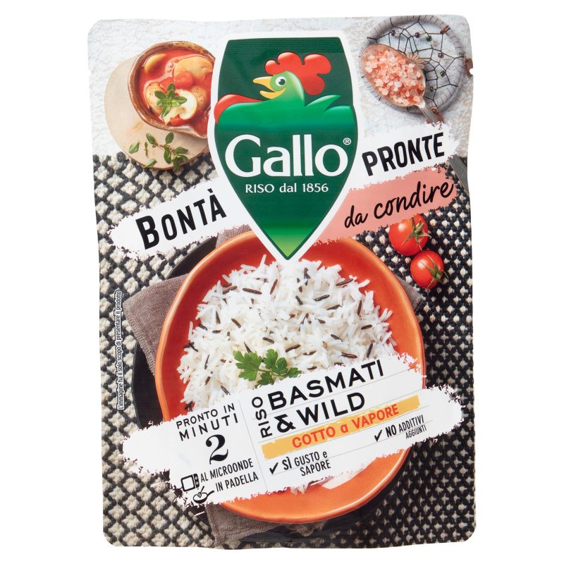 Gallo Bontà Pronte da condire Riso Basmati & Wild 250 g