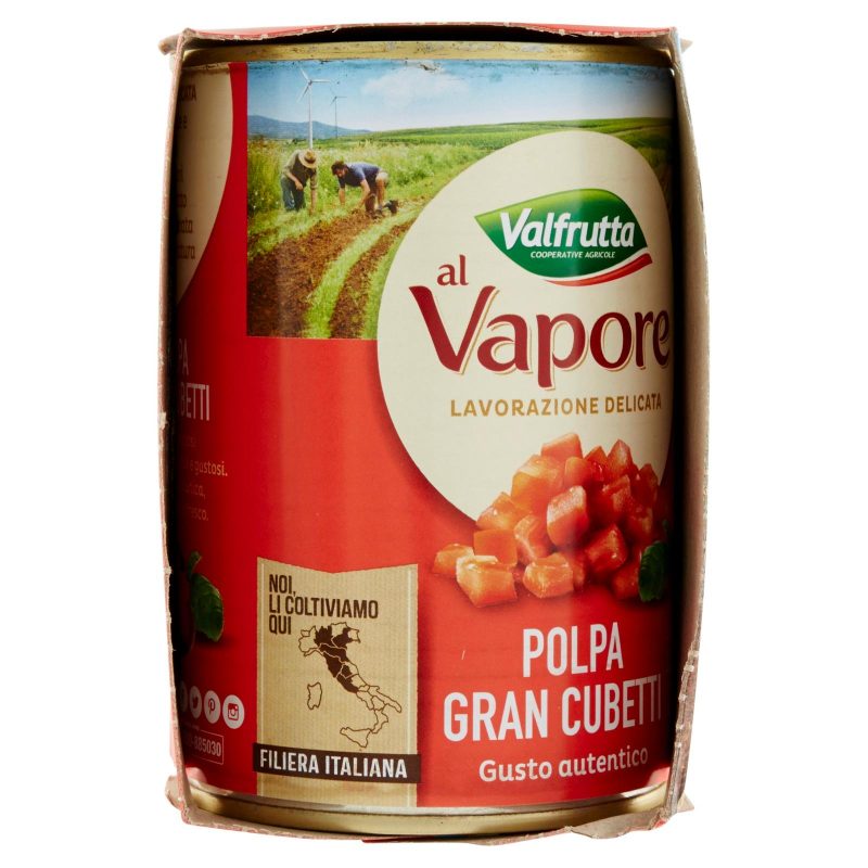 Valfrutta al Vapore Polpa Gran Cubetti 3 x 400 g