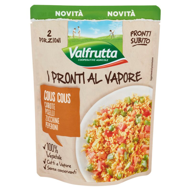 VALFRUTTA PRONTI AL VAPORE COUS COUS     
220 g