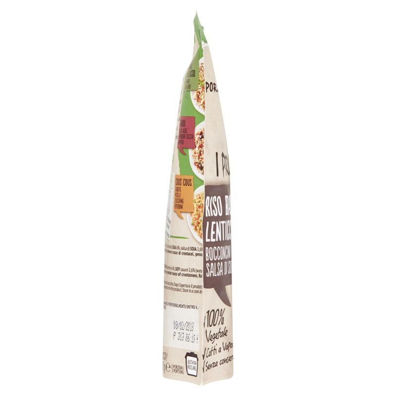 VALFRUTTA PRONTI AL VAPORE RISO BASMATI/LENTICCHIE
220 g