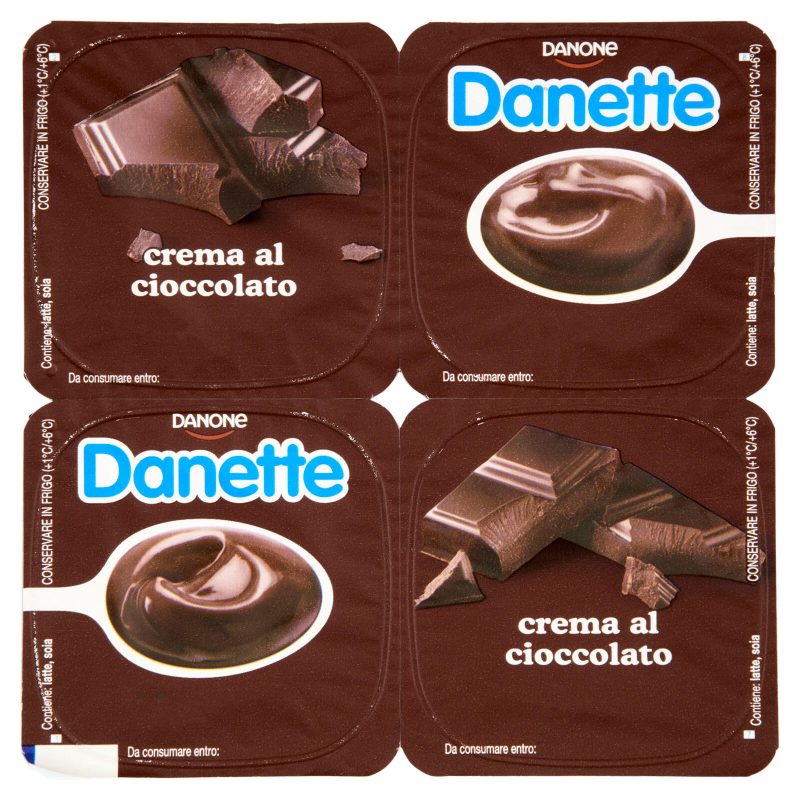 Danette budino gusto cioccolato 4x125 g