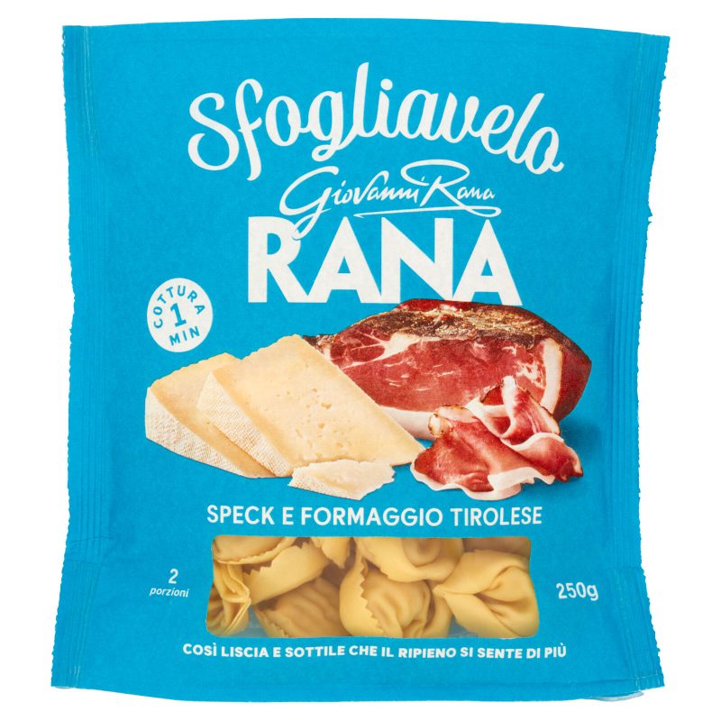 Sfogliavelo Giovanni Rana Speck e Formaggio Tirolese 
250 g