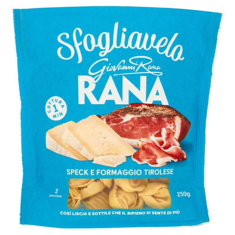 Sfogliavelo Giovanni Rana Speck e Formaggio Tirolese 
250 g