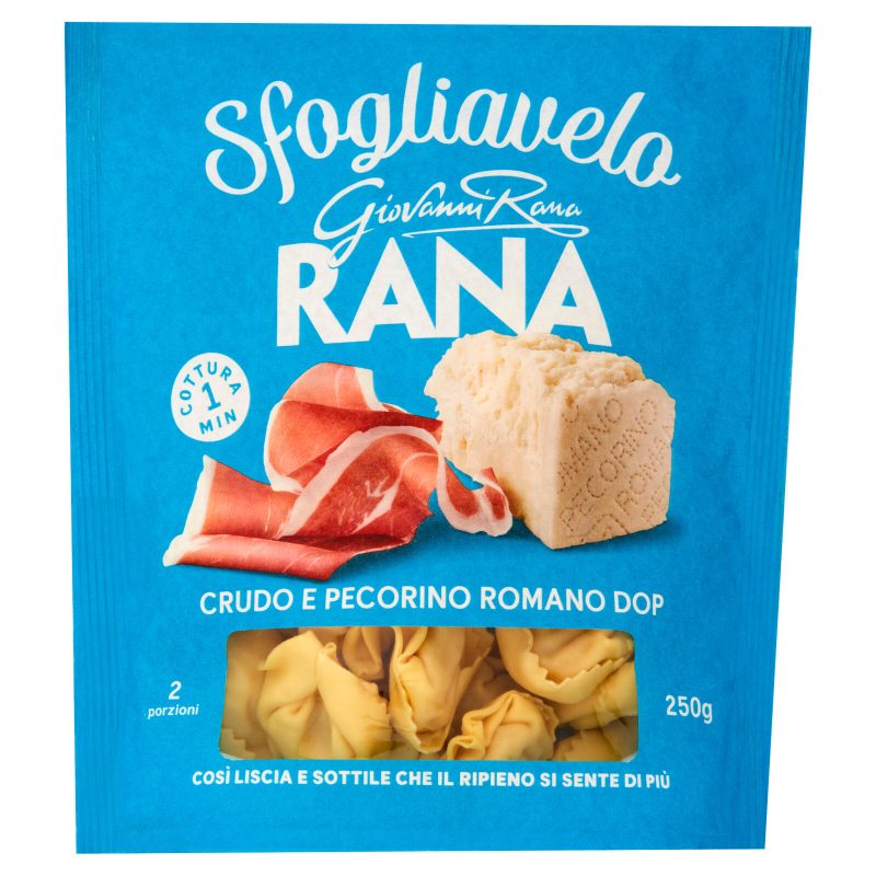 Giovanni Rana Sfogliavelo Crudo e Pecorino Romano DOP 250 g