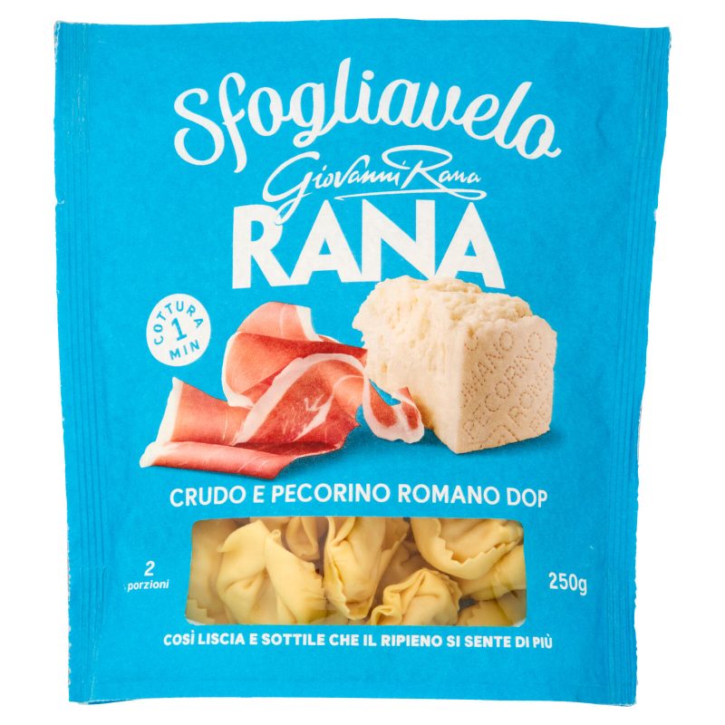 Giovanni Rana Sfogliavelo Crudo e Pecorino Romano DOP 250 g