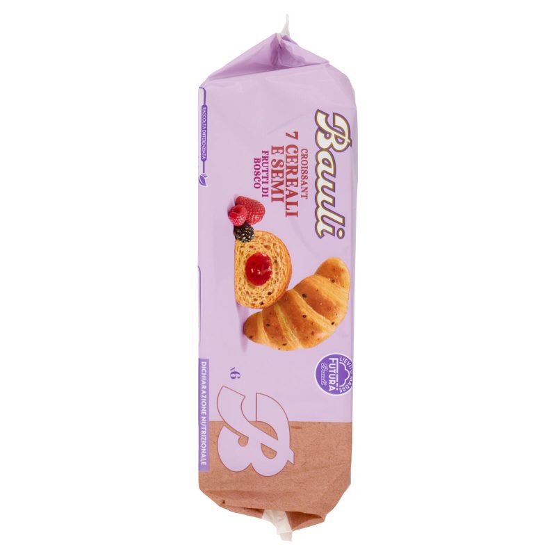 Bauli Croissant 7 Cereali e Semi Frutti di Bosco 6 x 45 g