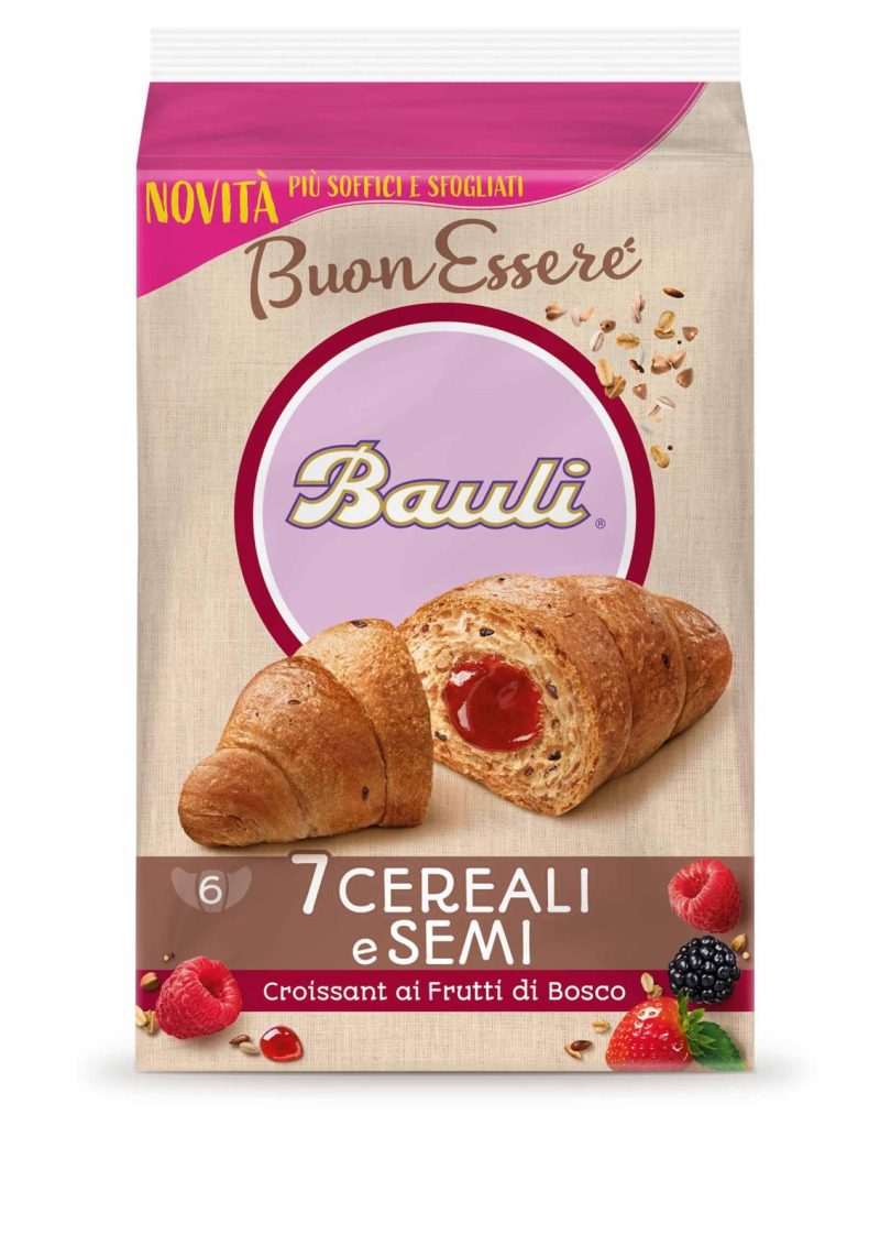 Bauli Croissant 7 Cereali e Semi Frutti di Bosco 6 x 45 g