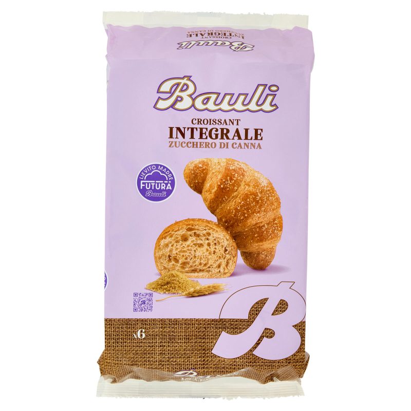 Bauli Croissant Integrale Zucchero di Canna 6 x 37 g