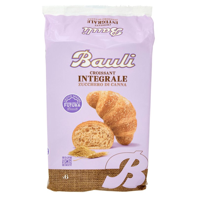 Bauli Croissant Integrale Zucchero di Canna 6 x 37 g