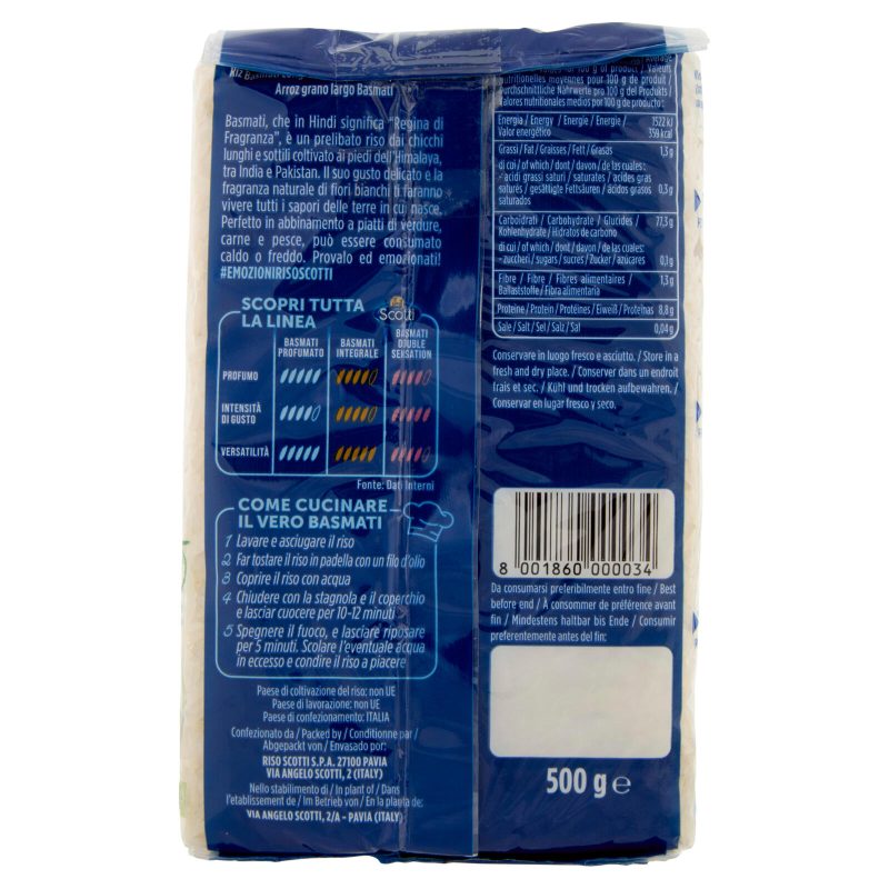 Riso Scotti Basmati Profumato 500 g