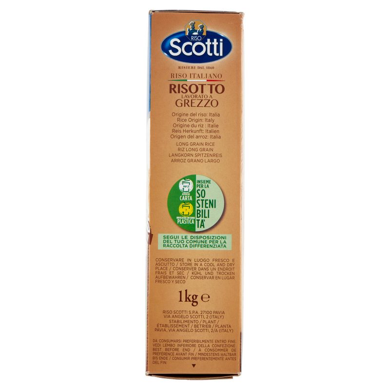 Riso Scotti Risotti Selection Risotto Lavorato a Grezzo 1 Kg