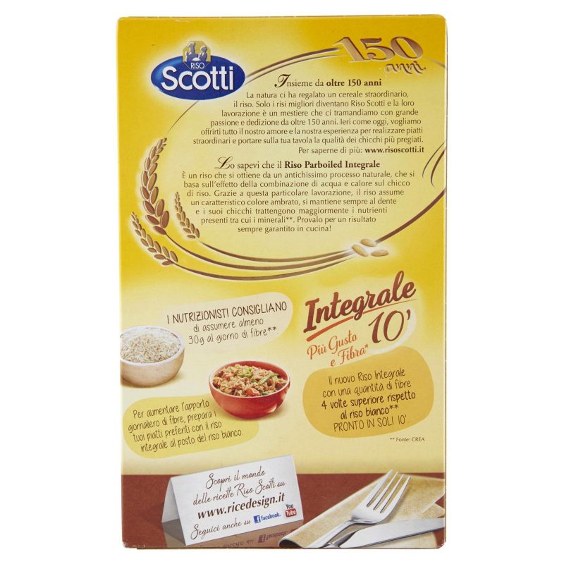 Riso Scotti Integrale 10' Più Gusto e Fibra* 1 kg