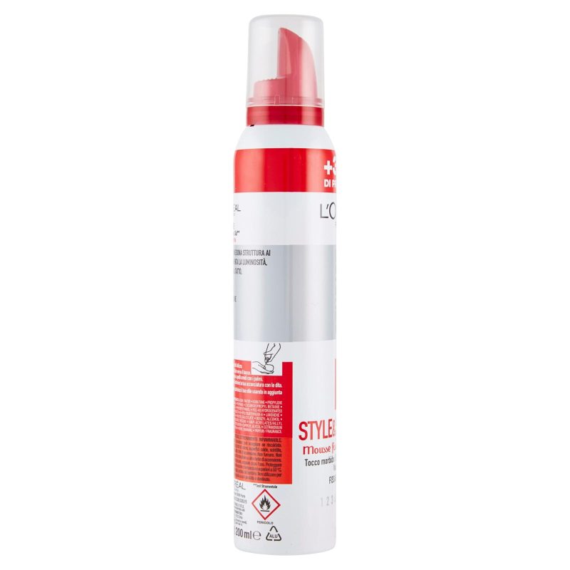 L'Oréal Paris Studio Line Style&shine, Mousse capelli iperforte 200 ml