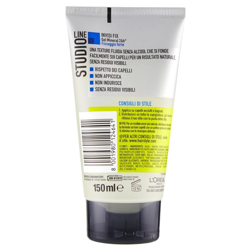 L'Oréal Paris Studio Line Invisi fix 6 Gel mineral 24h 150 ml