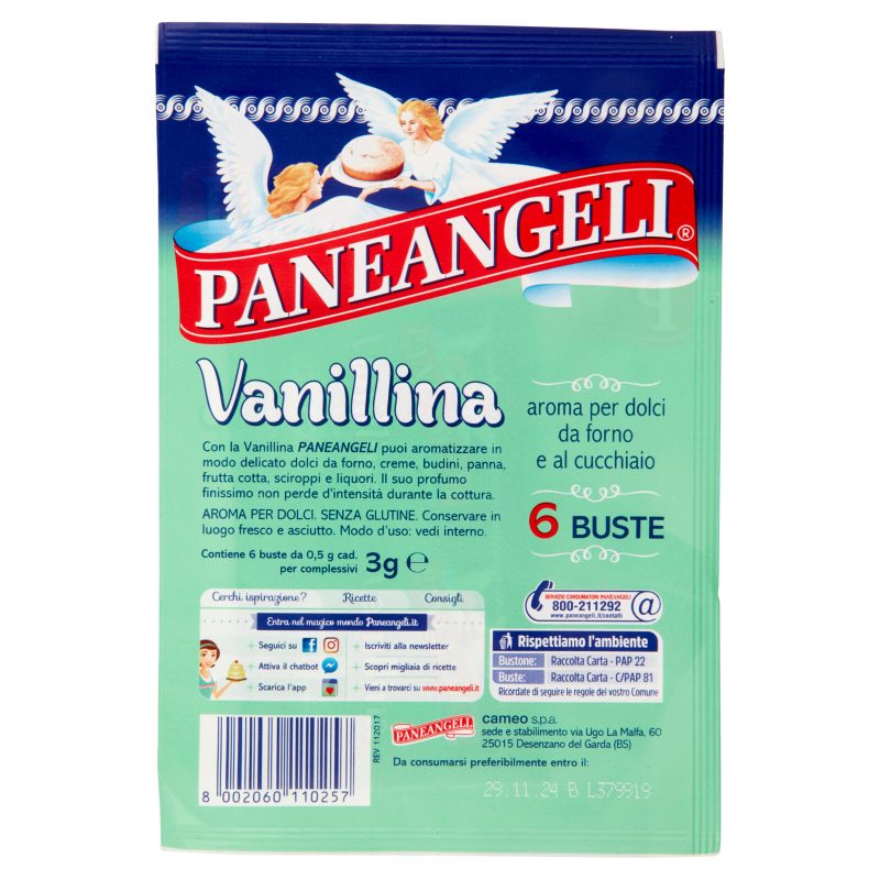 PANEANGELI Vanillina 6 x 0,5 g