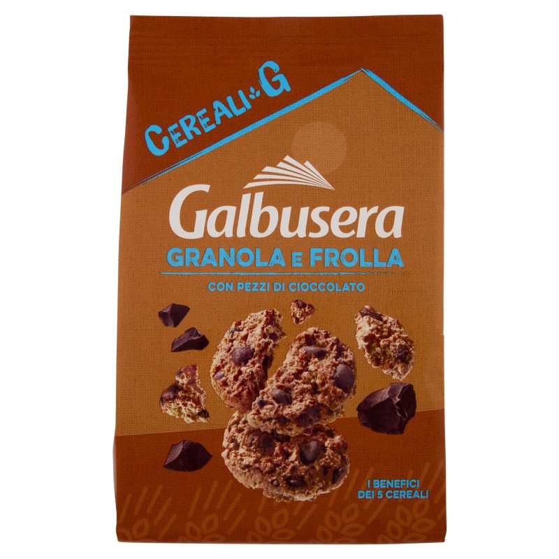 Galbusera Cereali G Granola e Frolla con Pezzi di Cioccolato 300 g