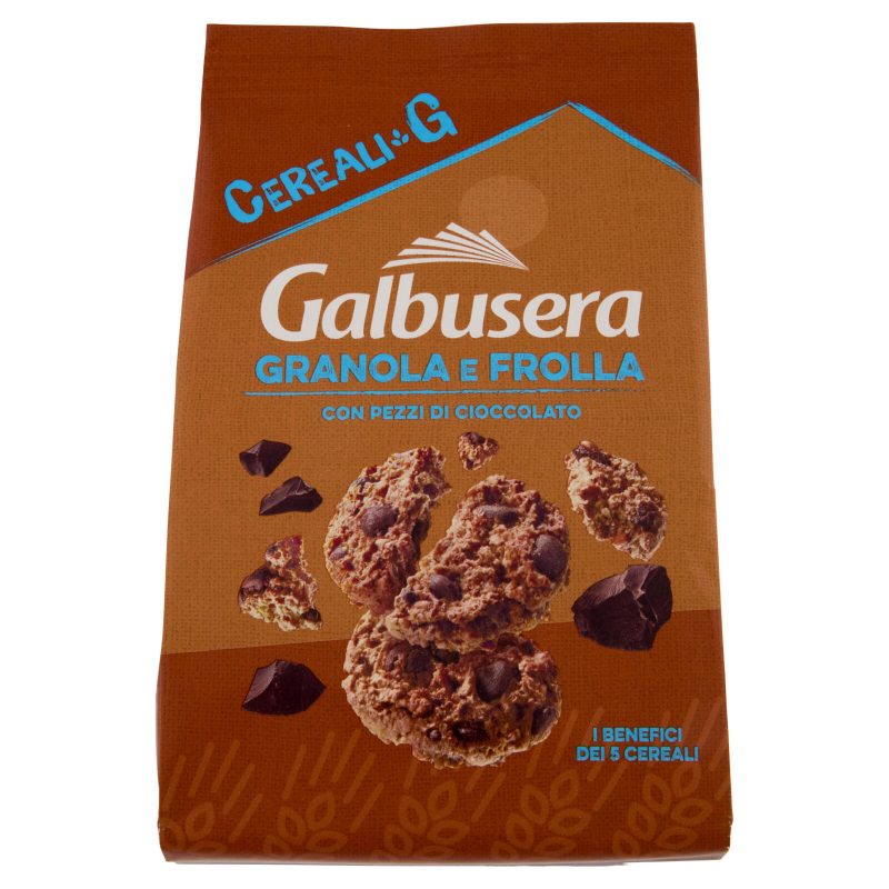 Galbusera Cereali G Granola e Frolla con Pezzi di Cioccolato 300 g