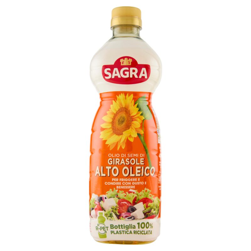 Sagra Olio di Semi di Girasole Alto Oleico 1 L