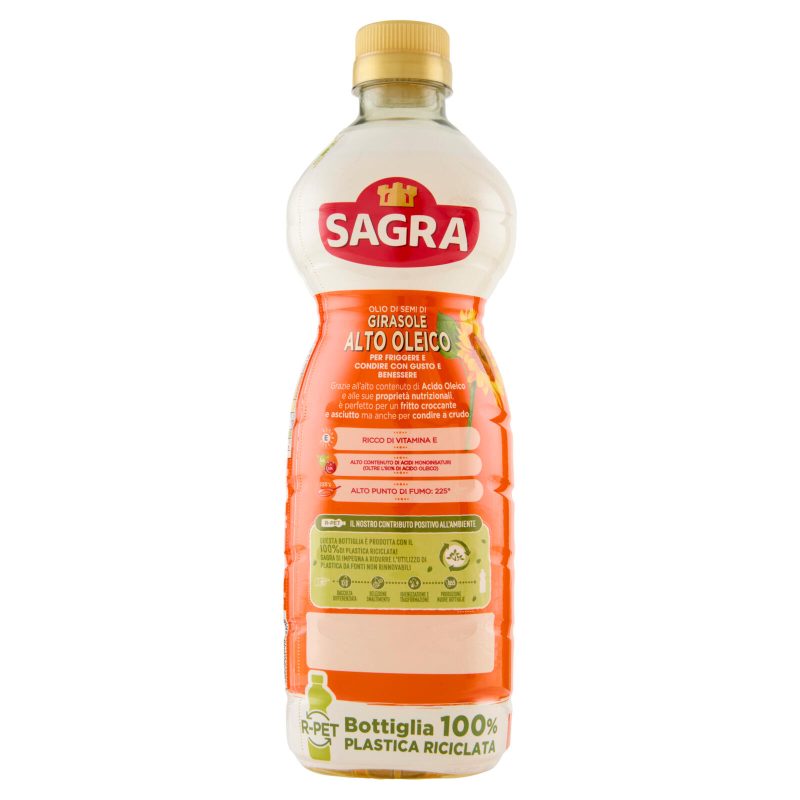 Sagra Olio di Semi di Girasole Alto Oleico 1 L