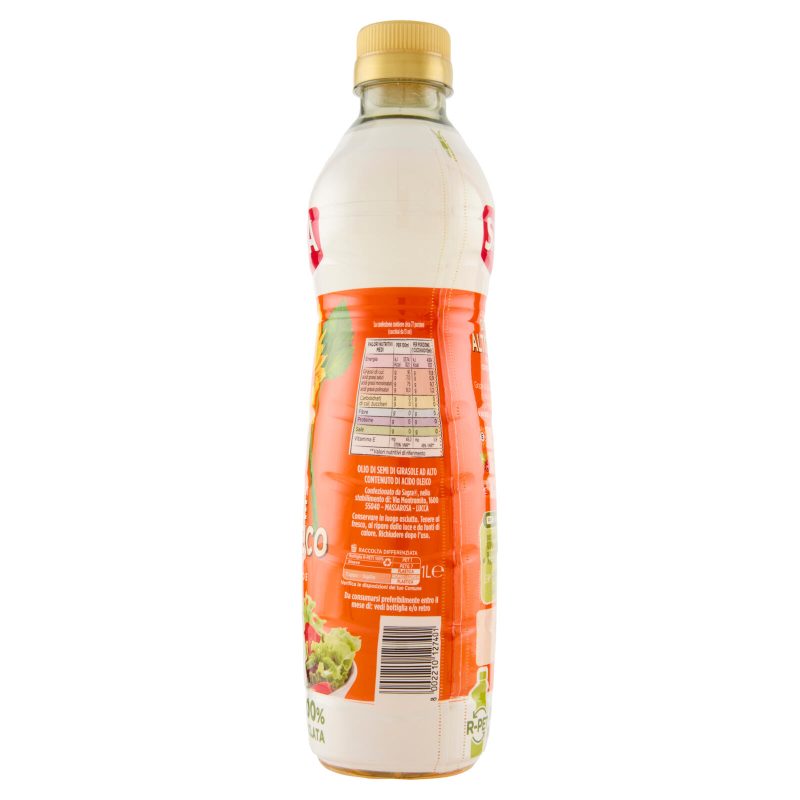 Sagra Olio di Semi di Girasole Alto Oleico 1 L