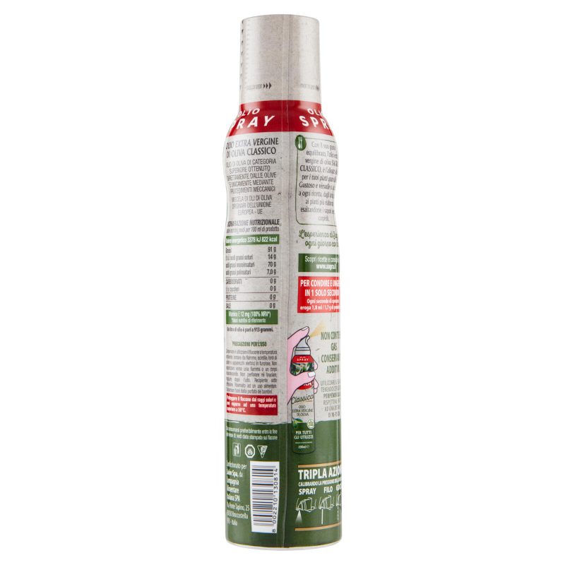 Sagra Classico Olio Extra Vergine di Oliva Olio Spray 200 ml