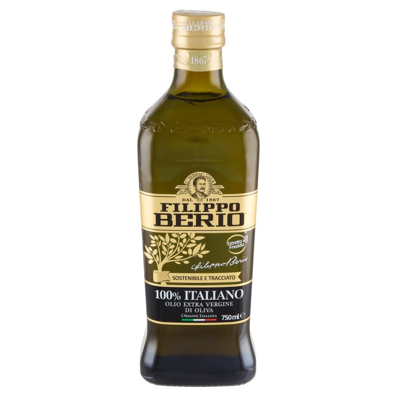 Filippo Berio 100% Italiano Olio Extra Vergine di Oliva 750 ml