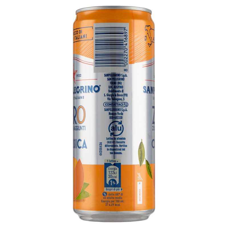 SANPELLEGRINO Classica Zero Zuccheri 330 ml