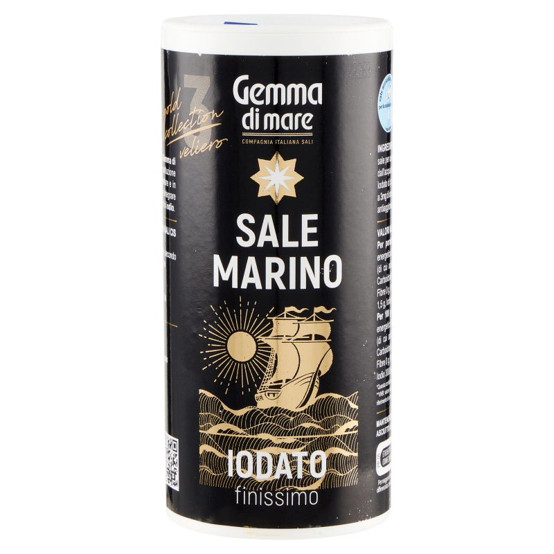 Gemma di mare Sale Marino Iodato finissimo 125 g