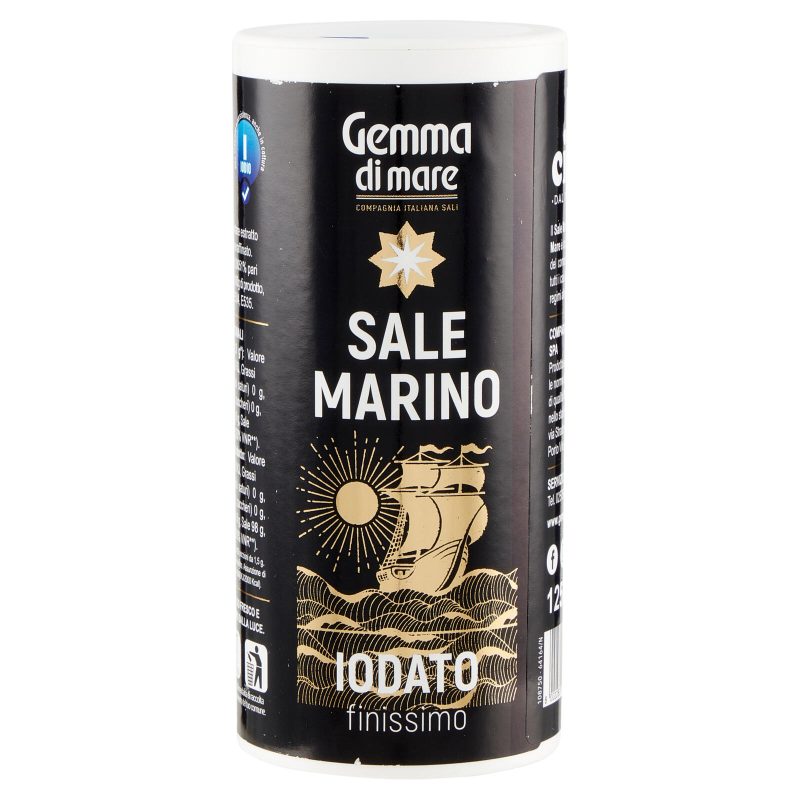 Gemma di mare Sale Marino Iodato finissimo 125 g