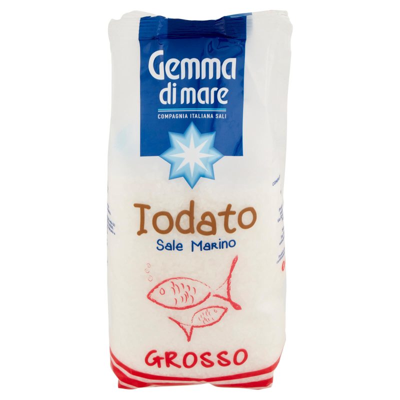 Gemma di mare Sale Marino Iodato Grosso 1000 g