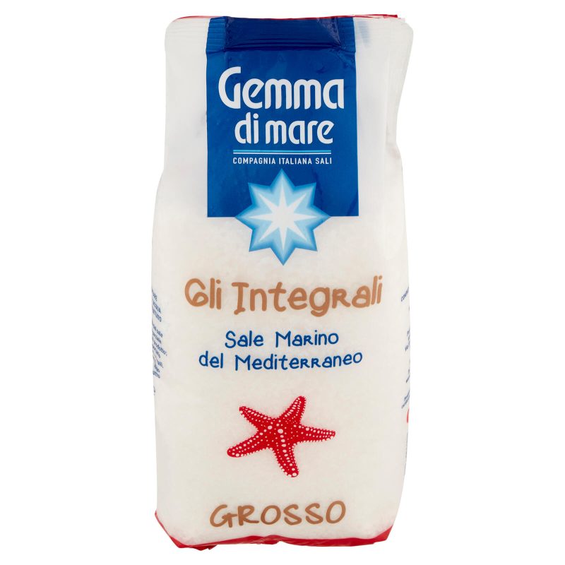 Gemma di mare Gli Integrali Sale Marino del Mediterraneo Grosso 1000 g